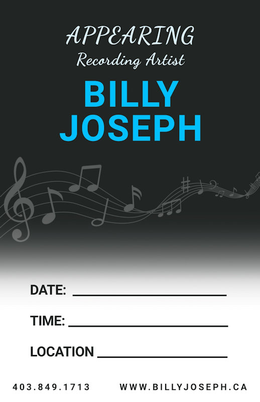 Billy Joseph Poster